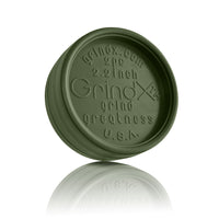 Thumbnail for GrindX Herb & Spice Grinder Plastic Green Back 2-Piece 2.2-Inch Made In The USA.