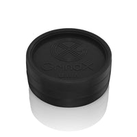 Thumbnail for GrindX Herb & Spice Grinder Plastic Black Closed Flat 2-Piece 2.2-Inch Made In The USA.